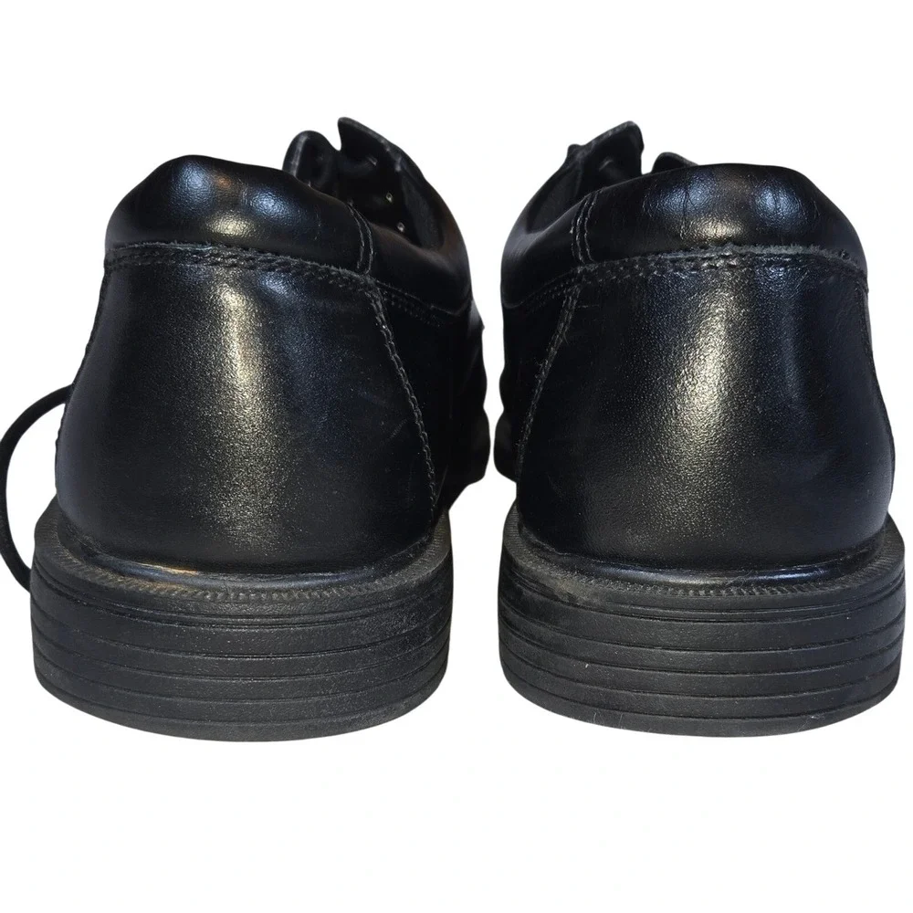 Nunn Bush Men's Black Leather Lace‎ Up Dress Shoes Comfortable